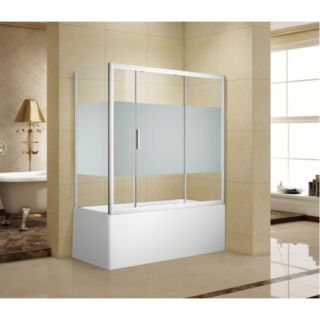 Шторка на ванну с боковым стеклом Aquanet Practic AE10-B-180H150U-CP + AE10-F-80H150U-CP 254256 180x80 см прозрачное стекло/шелкография профиль хром